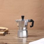 موكا بوت فضي ( 6 فناجين ) 300 ml
