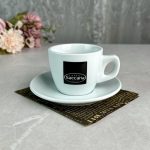 كوب اسبرسو مع صحن سكاريا