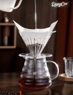 ⁦فلاتر قهوة مربع احترافي (100 فلتر) ابيض⁩ - الصورة ⁦2⁩