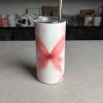 تمبلر الفراشة والورد