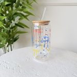 كاسة ايس فيونكات ملونة