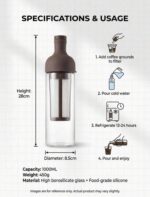 ⁦اداة كولد برو Cold Brew سعة 1000 ml⁩ - الصورة ⁦2⁩