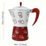 ⁦موكا بوت قلوب  ( 3 فناجين ) (150ml)⁩ - الصورة ⁦2⁩