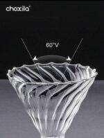 ⁦دربر V60 مع قاعدة خشبية⁩ - الصورة ⁦2⁩